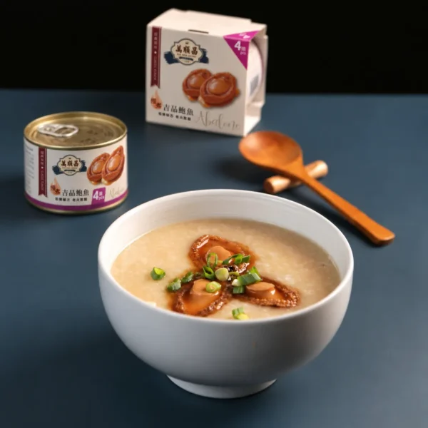 【萬順昌】慢煮吉品鮑魚罐頭-4P | 即開即食 方便營養 快速料理