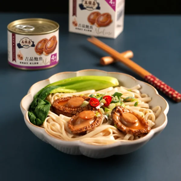 【萬順昌】慢煮吉品鮑魚罐頭-4P | 即開即食 方便營養 快速料理