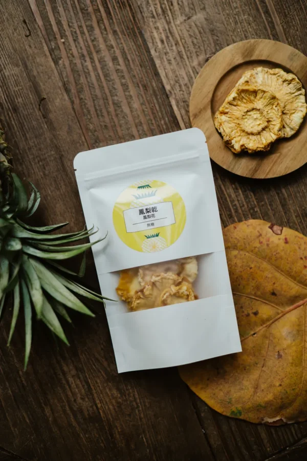 【肆月商鋪】無糖 鳳梨花果乾 60g