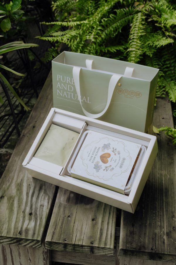 【肆月臻選禮盒】山說自然農法茶包ｘ法式千層蛋捲